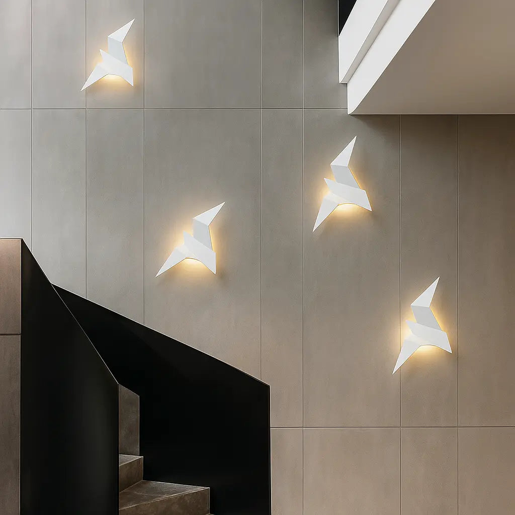 Applique murale origami oiseau – Design moderne décoratif