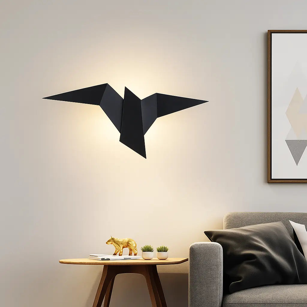 Applique murale origami oiseau – Design moderne décoratif