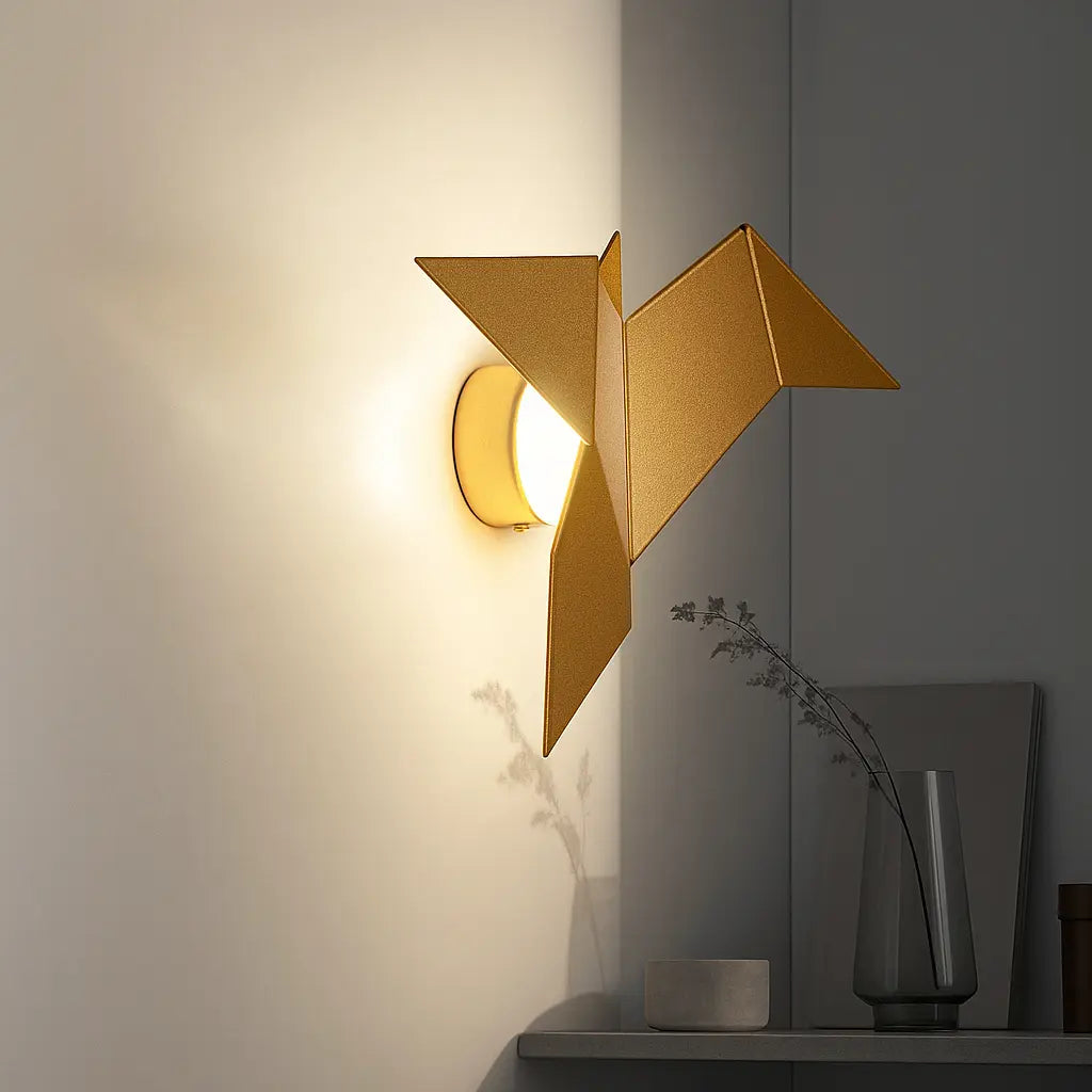 Applique murale origami oiseau – Design moderne décoratif
