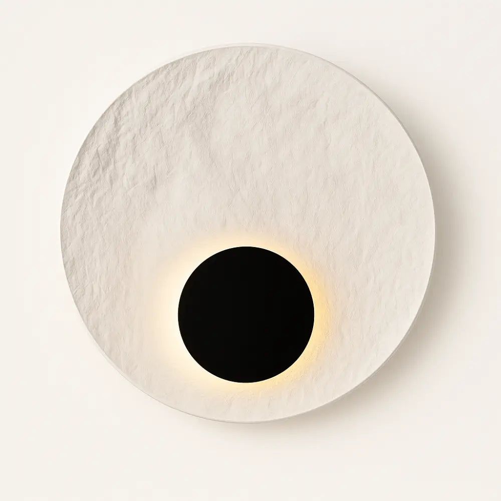 Applique murale lune moderne en résine décorative à led