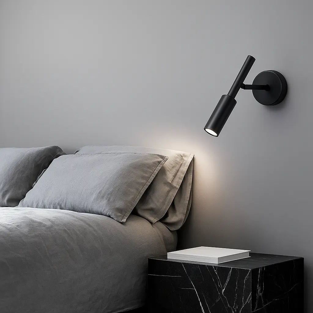 Applique murale rotative LED – Éclairage mural élégant noir et or