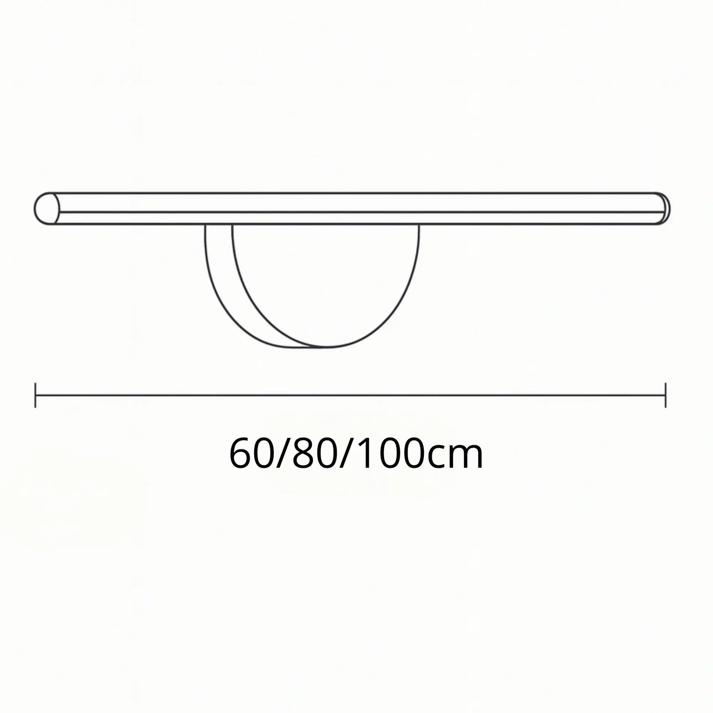 Applique murale LED moderne – éclairage bande bois pour salle de bain et miroir