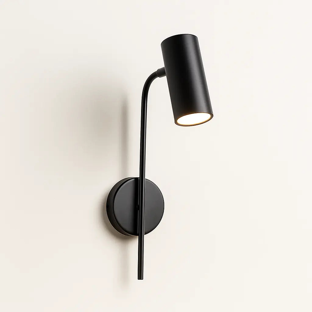 Applique murale moderne orientable – Design minimaliste en métal noir ou doré