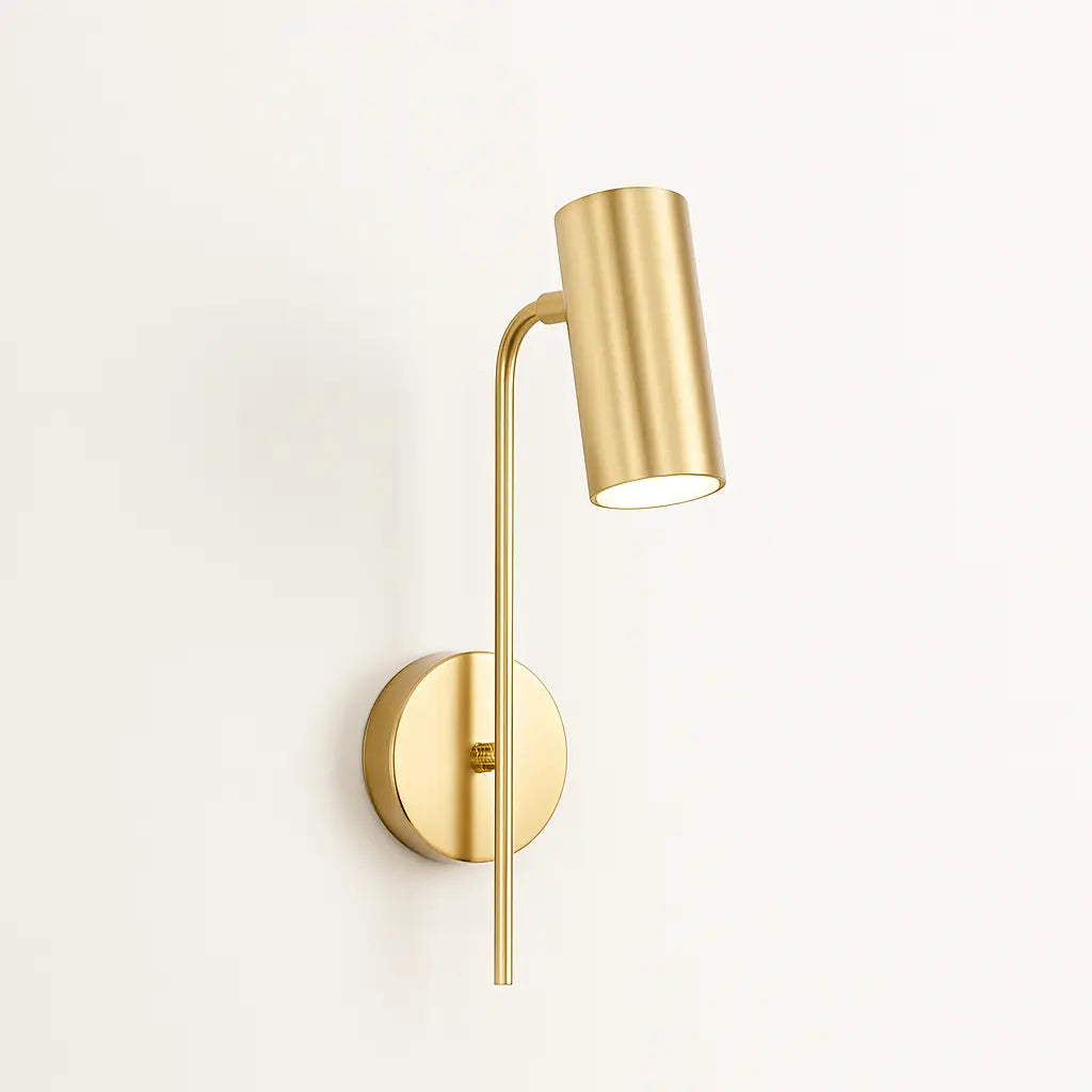 Applique murale moderne orientable – Design minimaliste en métal noir ou doré