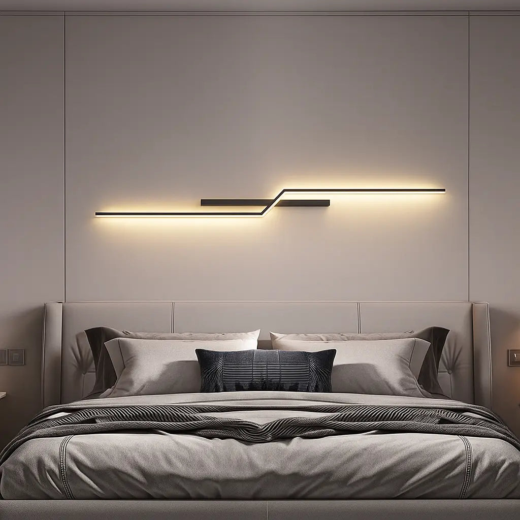 Applique murale LED design géométrique – Éclairage moderne pour salon, chambre ou couloir