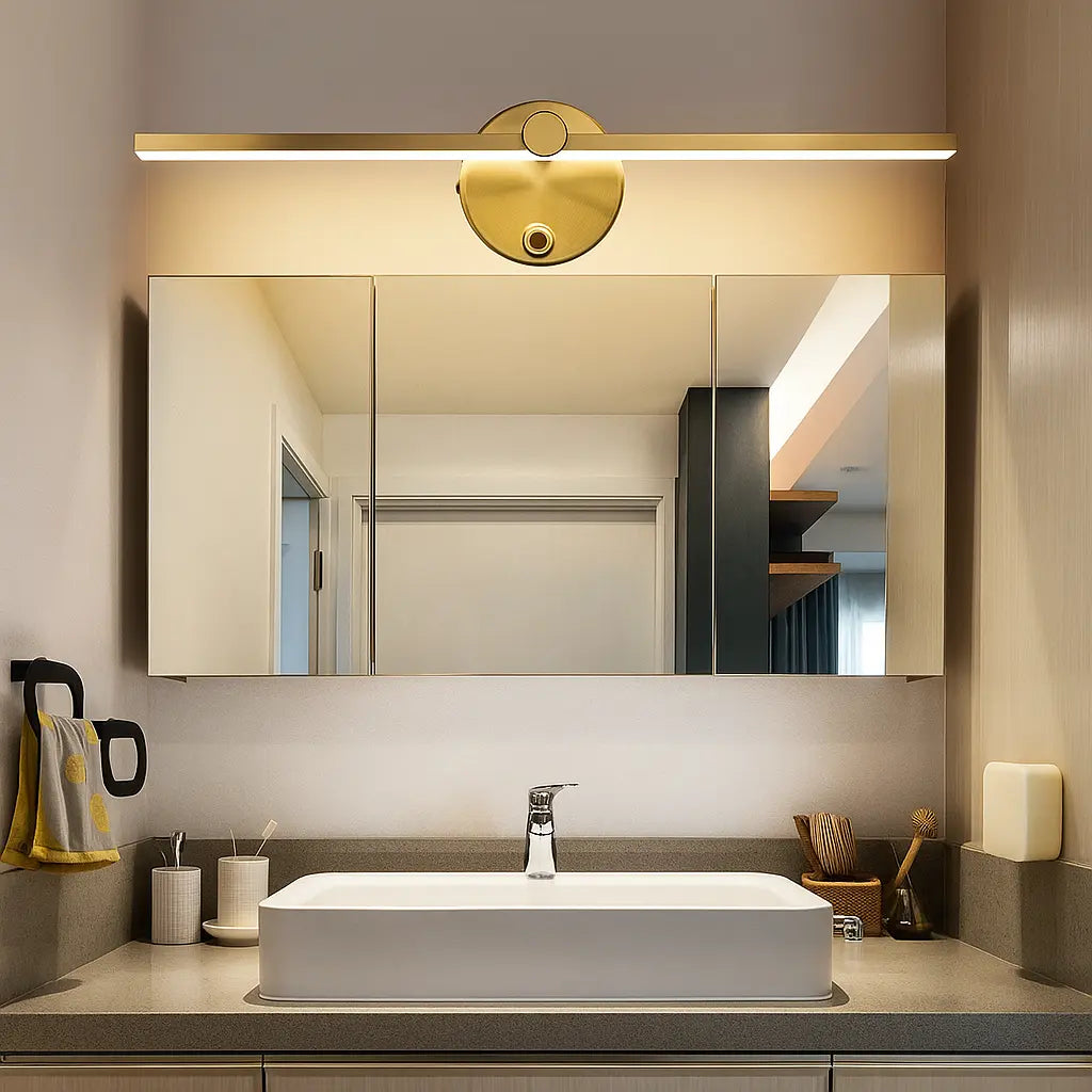 Applique murale salle de bain LED avec interrupteur – Éclairage mural moderne pour miroir