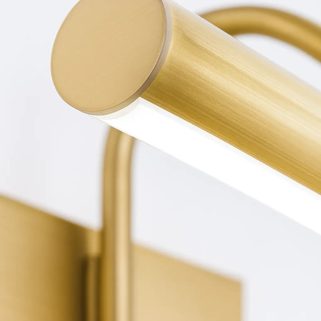 Applique murale salle de bain LED rectangulaire – finition argent, chromée, dorée, noire