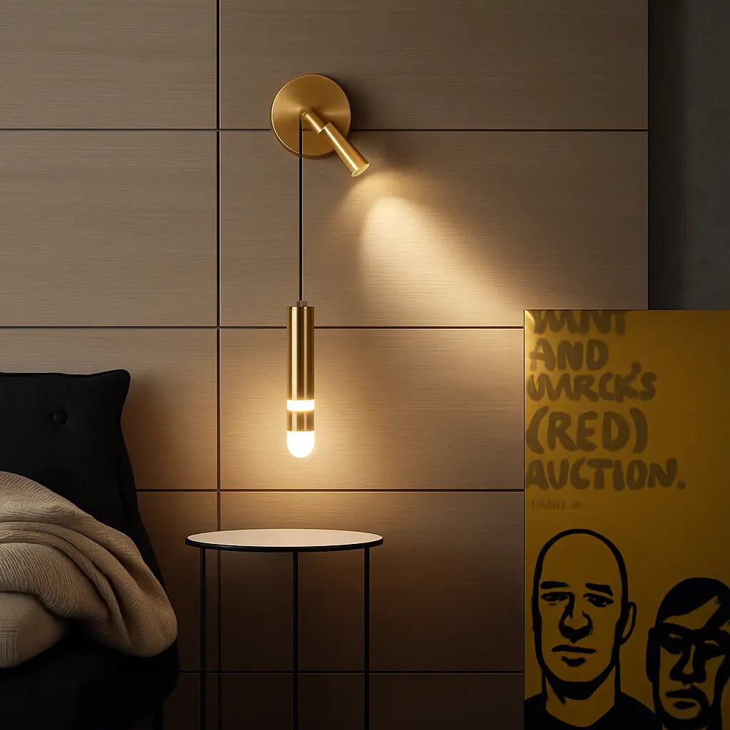 Applique murale moderne pour intérieur – Luminaire mural rotatif élégant
