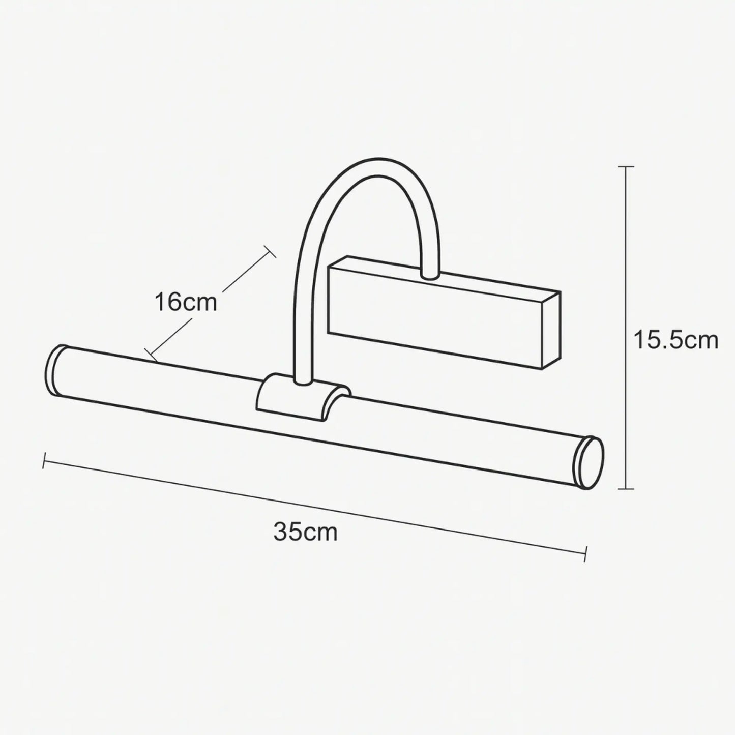 Applique murale LED rechargeable avec télécommande – éclairage directionnel