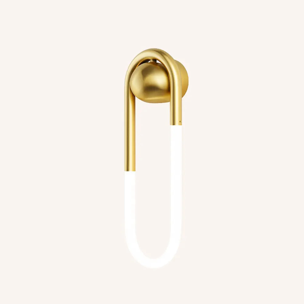 Applique murale LED design – noire ou dorée, style minimaliste moderne