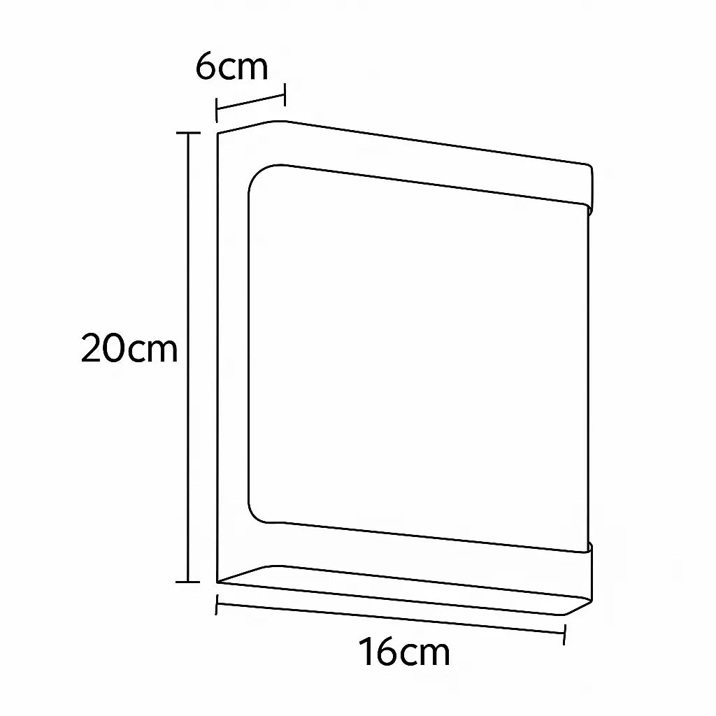 Applique murale extérieure étanche en aluminium