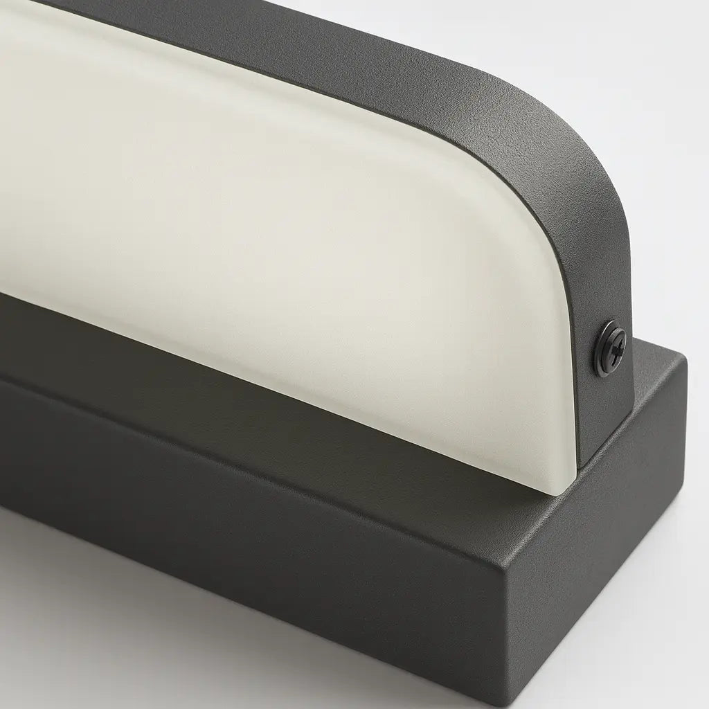Applique murale LED pour miroir – Noir ou métal, design moderne salle de bain