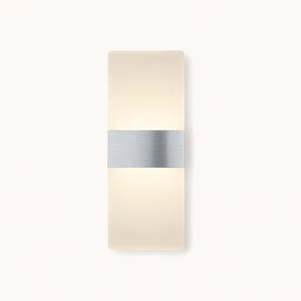 Applique murale design en métal brossé – Lumière douce, pour déco murale élégante