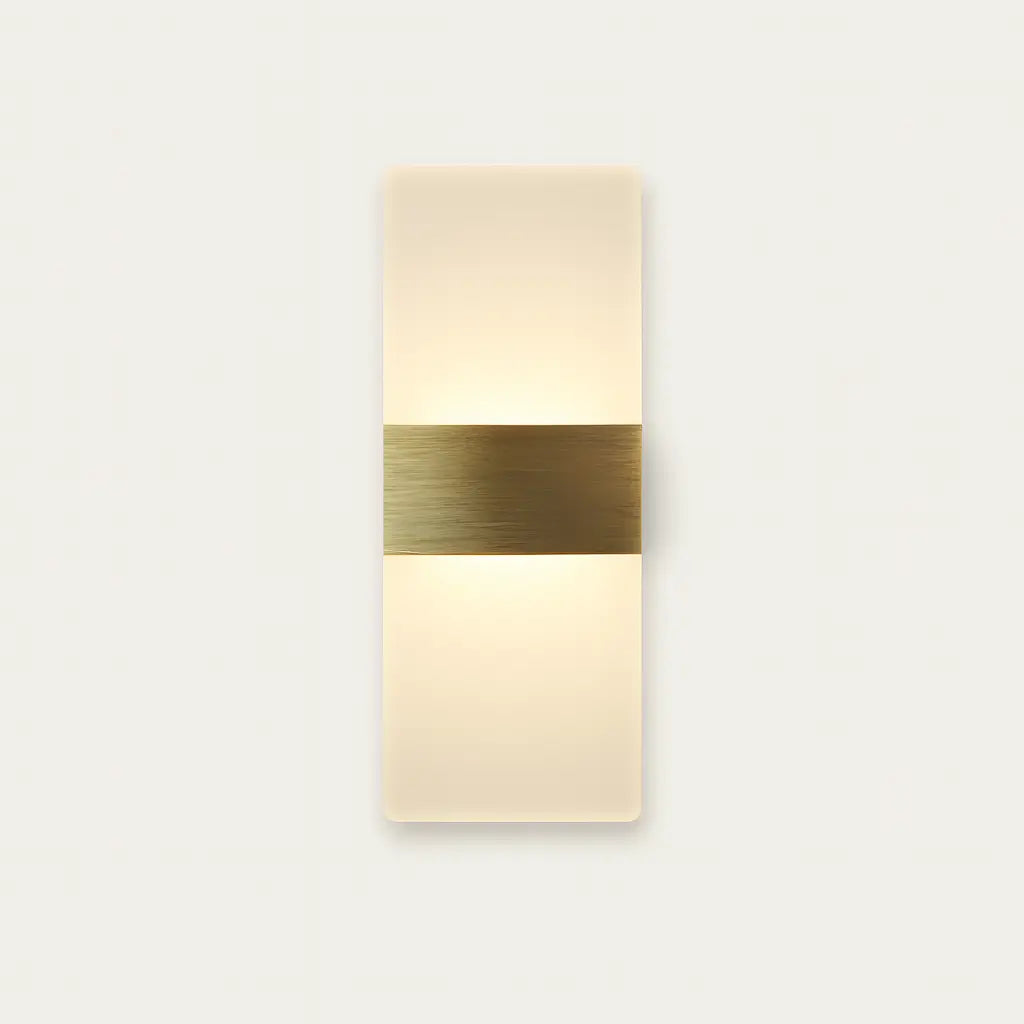 Applique murale design en métal brossé – Lumière douce, pour déco murale élégante