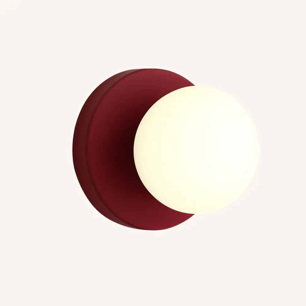 Applique murale LED en verre opale – Style scandinave et chaleureux