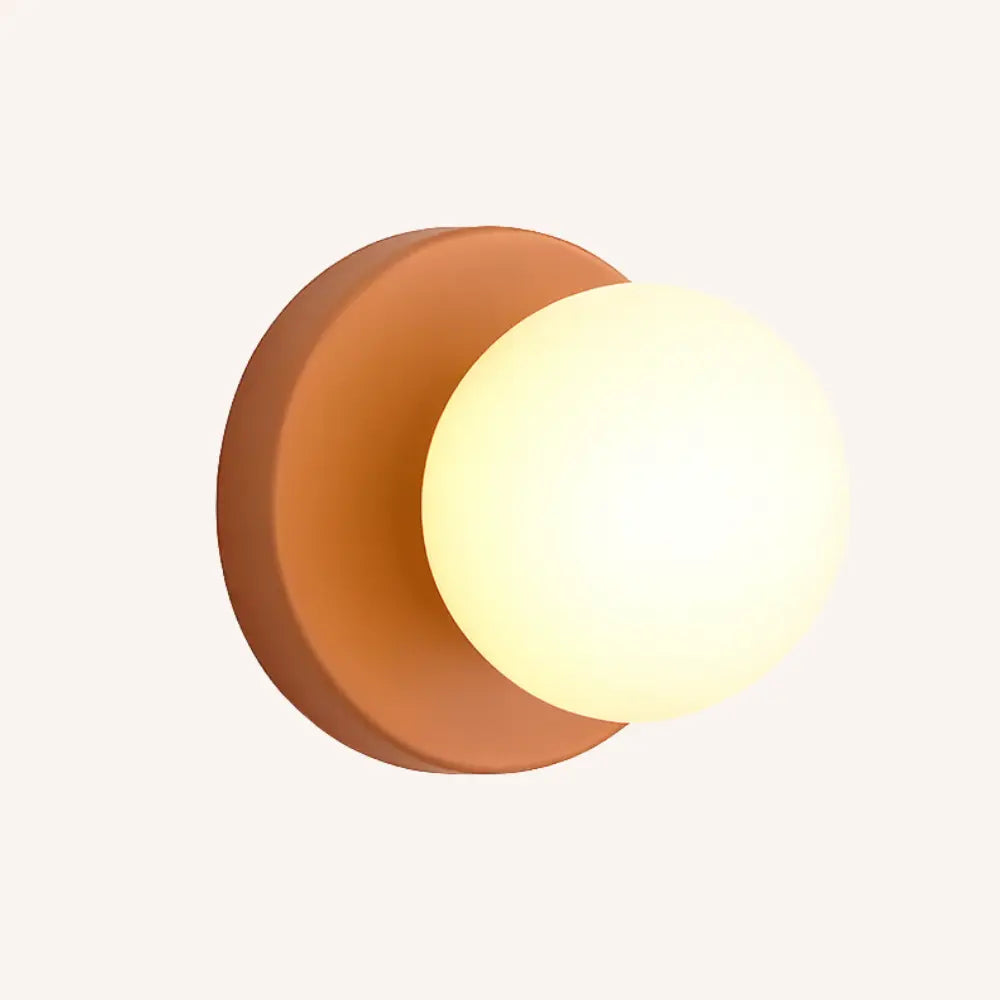 Applique murale LED en verre opale – Style scandinave et chaleureux