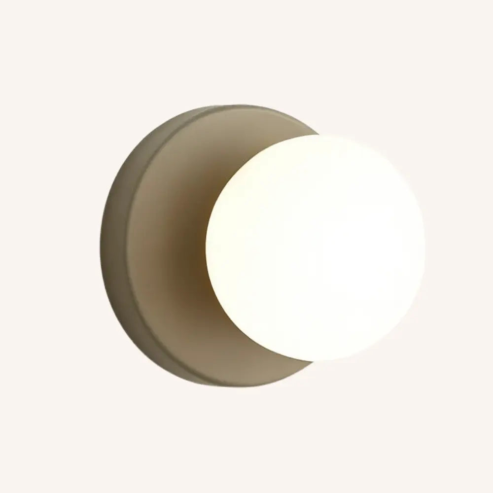 Applique murale LED en verre opale – Style scandinave et chaleureux