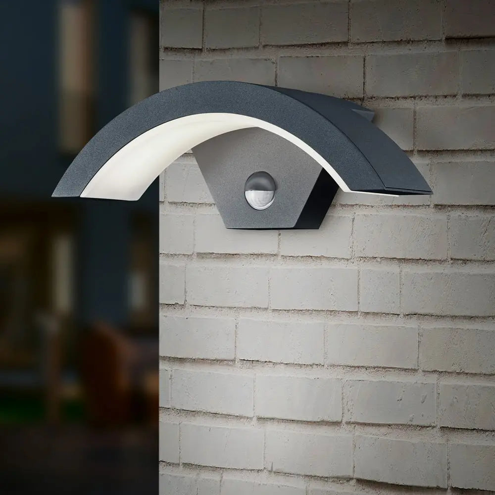 Applique murale extérieure LED avec détecteur de mouvement – Design moderne et étanche