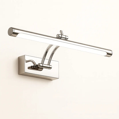 Applique murale salle de bain LED rectangulaire – finition argent, chromée, dorée, noire