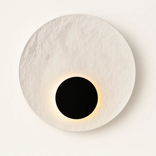 Applique murale lune moderne en résine décorative à led