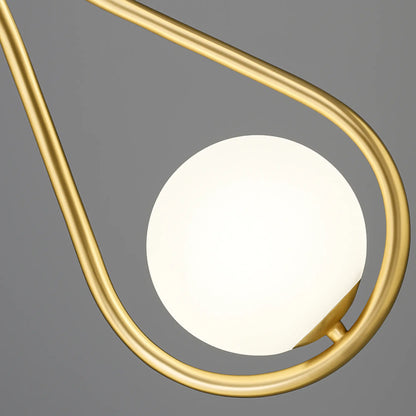 Applique murale LED design moderne – forme goutte, câble avec interrupteur