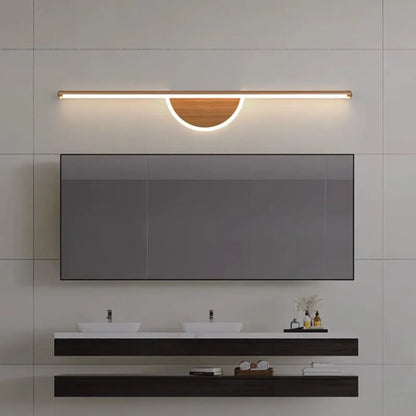 Applique murale LED moderne – éclairage bande bois pour salle de bain et miroir