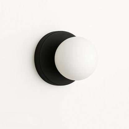 Applique murale LED en verre opale – Style scandinave et chaleureux