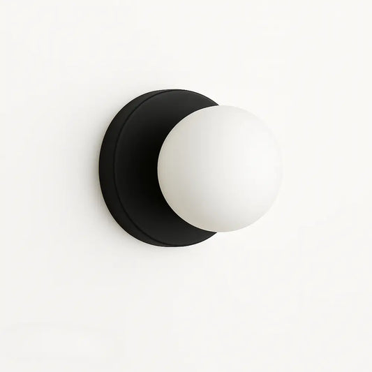 Applique murale LED en verre opale – Style scandinave et chaleureux