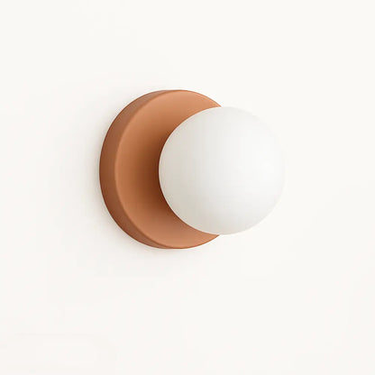 Applique murale LED en verre opale – Style scandinave et chaleureux