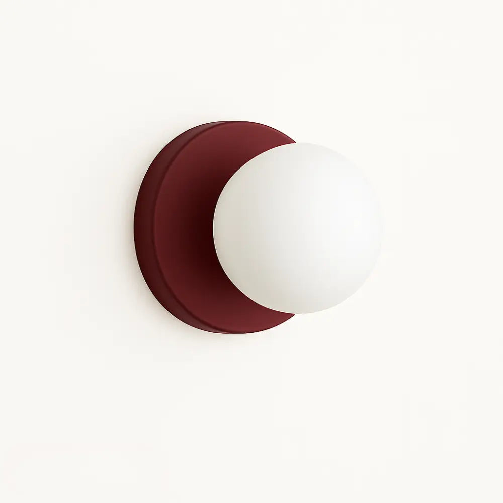 Applique murale LED en verre opale – Style scandinave et chaleureux