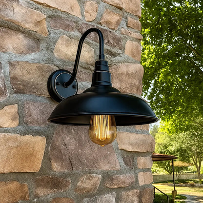 Applique murale style vintage industrielle pour extérieur – lampe murale rétro E27
