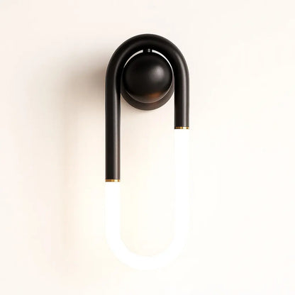 Applique murale LED design – noire ou dorée, style minimaliste moderne