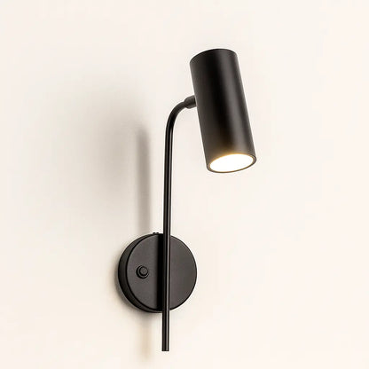 Applique murale moderne orientable – Design minimaliste en métal noir ou doré