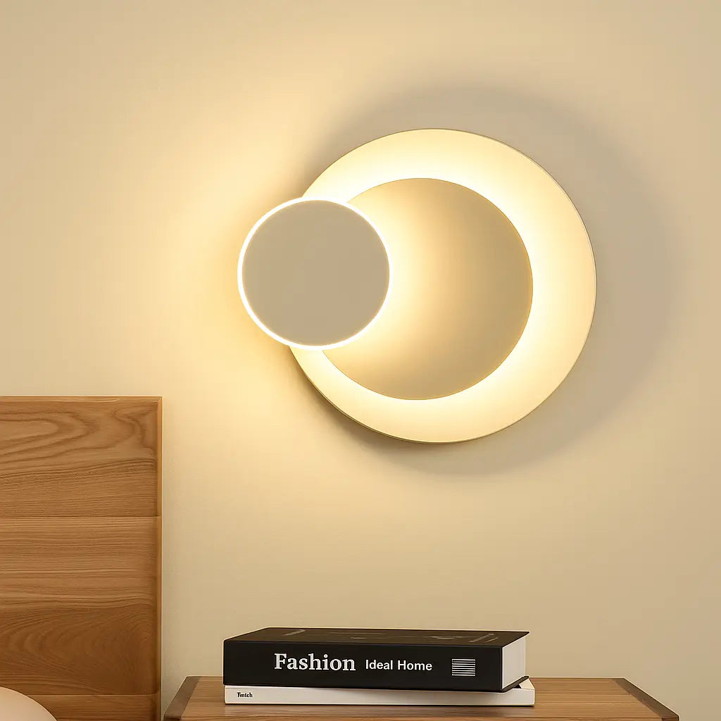 Applique murale LED design moderne rotative 350° - Eclipse 3 en 1