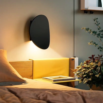 Applique murale LED ronde design – Lampe d’ambiance moderne pour chambre, salon ou escalier