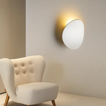 Applique murale LED ronde design – Lampe d’ambiance moderne pour chambre, salon ou escalier