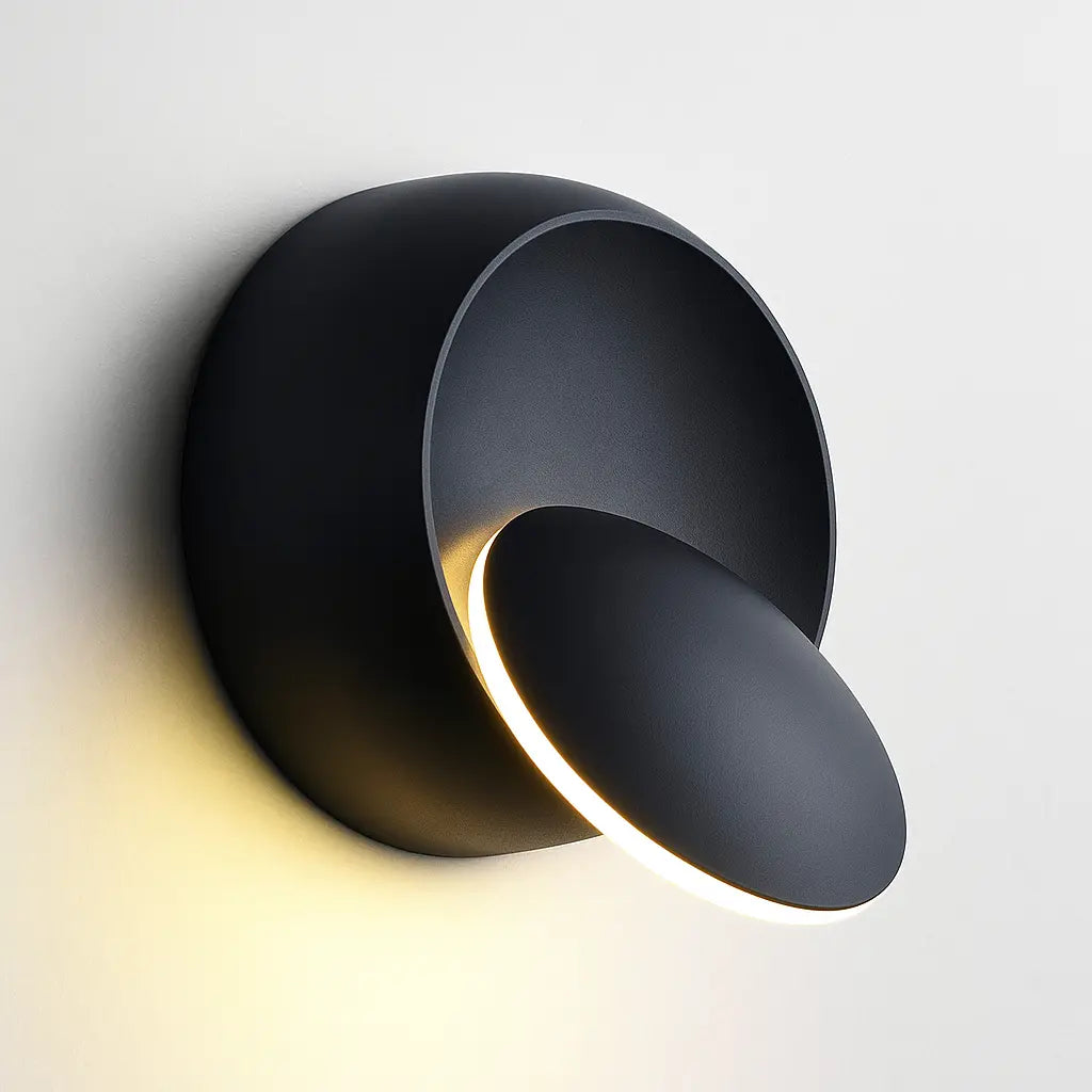 Applique murale LED rotative 360° – Design moderne en aluminium