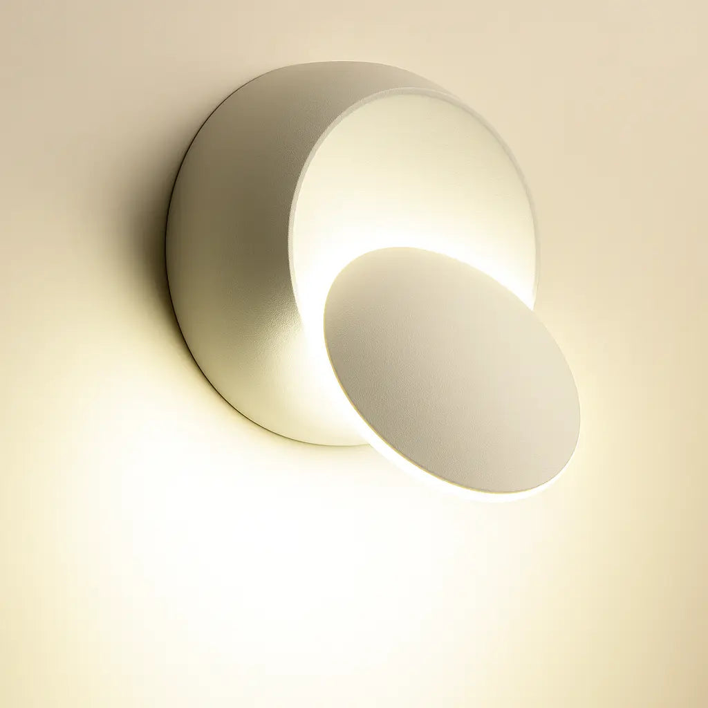 Applique murale LED rotative 360° – Design moderne en aluminium