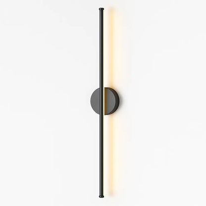 Applique murale LED verticale – Design moderne en noir mat