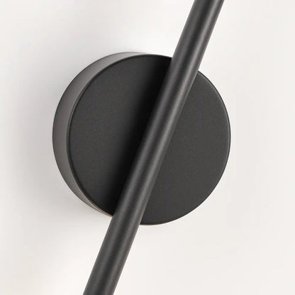 Applique murale LED verticale – Design moderne en noir mat