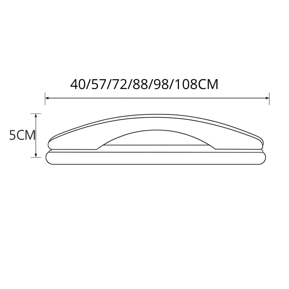 Applique murale salle de bain LED design chrome – Éclairage moderne et élégant