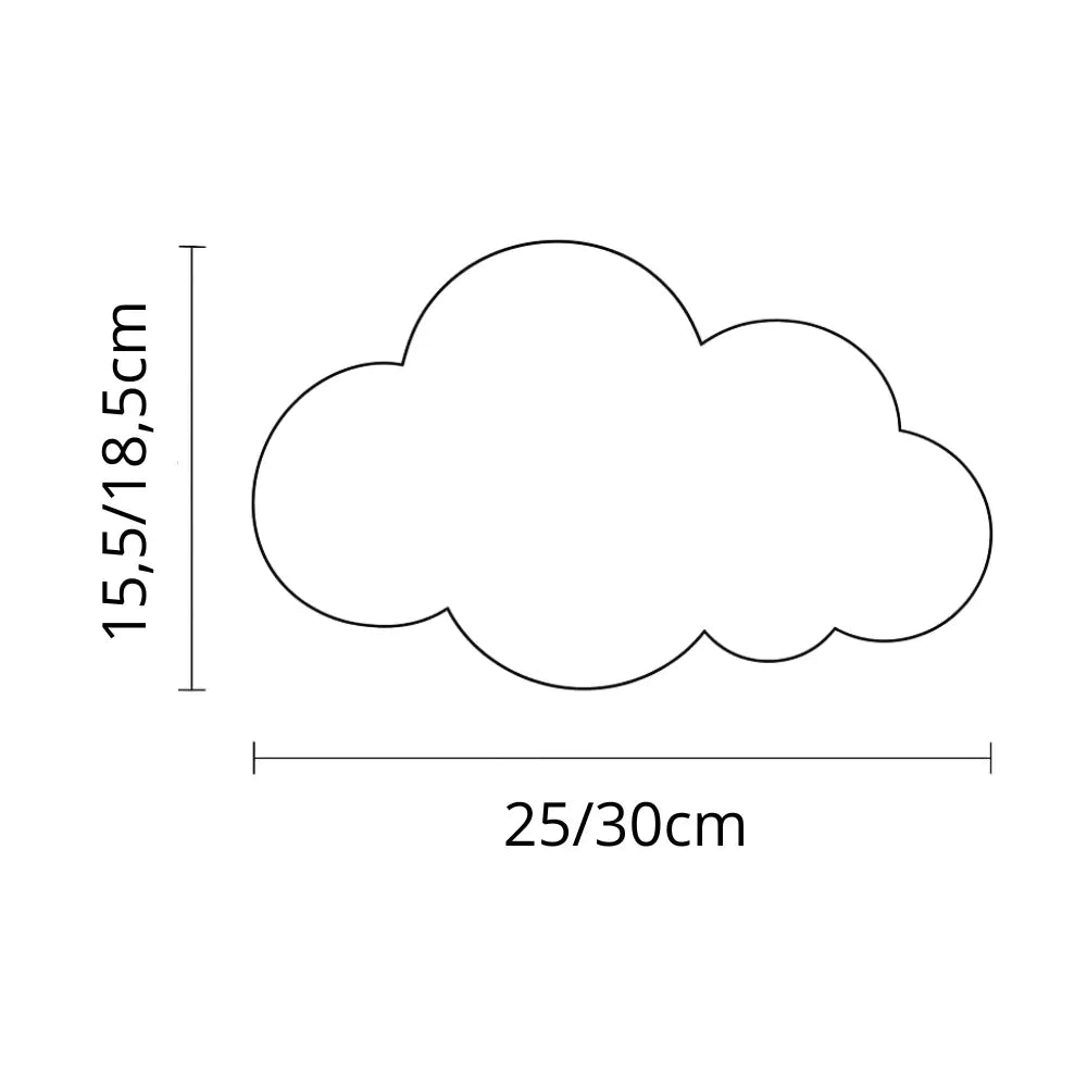 Applique murale nuage LED – Veilleuse décorative chambre enfant