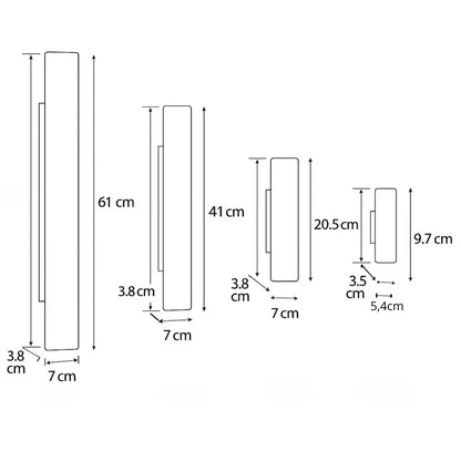 Applique murale LED extérieure moderne – Éclairage double faisceau haut et bas