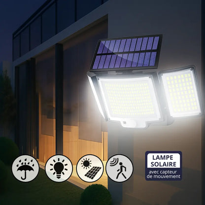 Applique murale solaire LED extérieure avec détecteur de mouvement