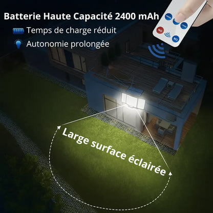 Applique murale solaire LED extérieure avec détecteur de mouvement