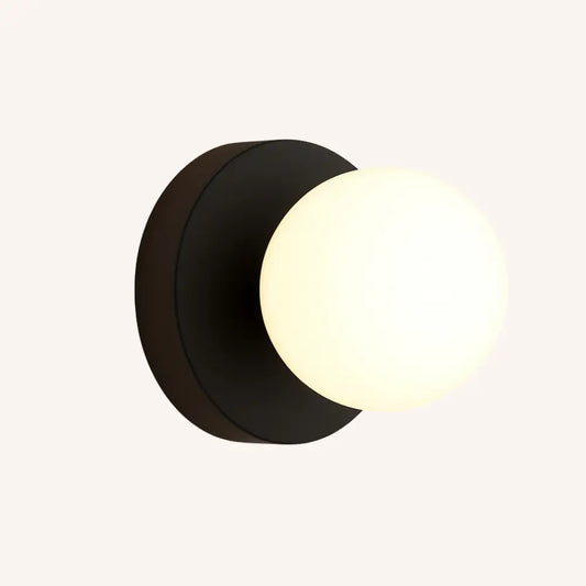 Applique murale LED en verre opale – Style scandinave et chaleureux