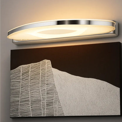 Applique murale salle de bain LED design chrome – Éclairage moderne et élégant