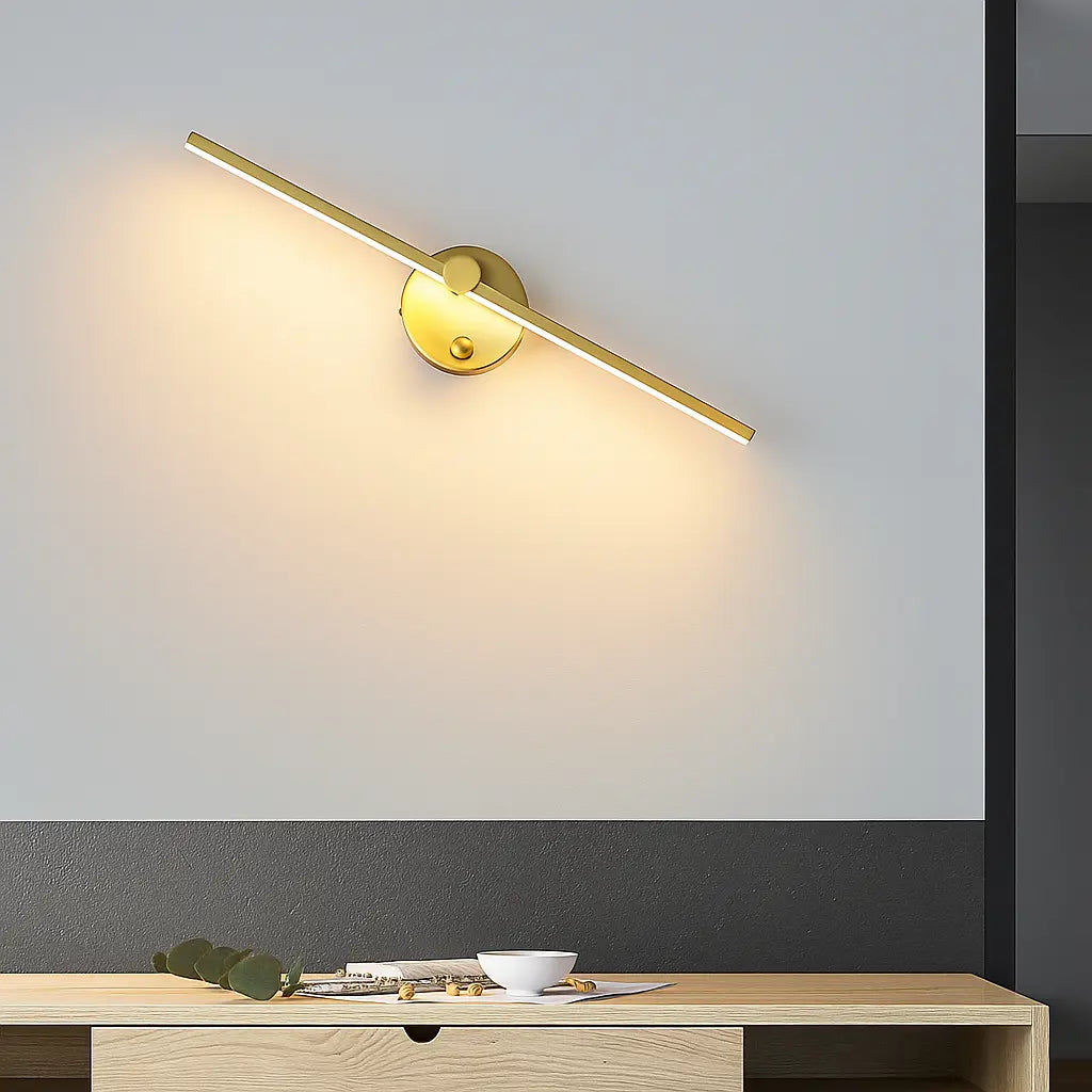 Applique murale salle de bain LED avec interrupteur – Éclairage mural moderne pour miroir