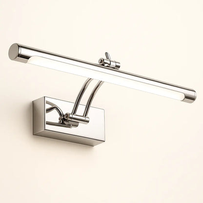 Applique murale salle de bain LED rectangulaire – finition chromée, or, noir
