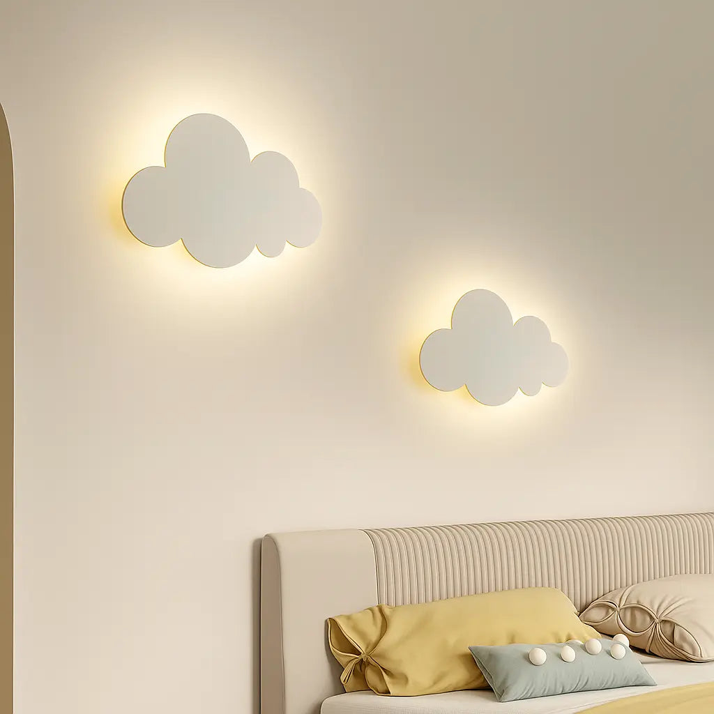 Applique murale nuage LED – Veilleuse décorative chambre enfant
